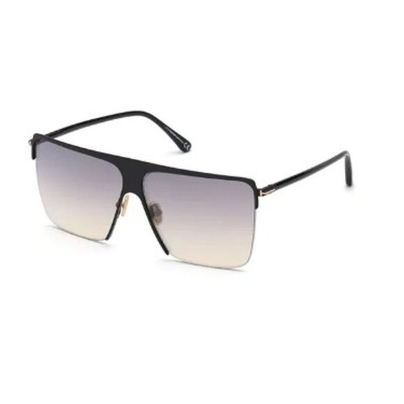 NEW TOM FORD SOFI TF840 01C SUNGLASSES WOMEN SQUARE BLACK EYEWEAR FT0840/S